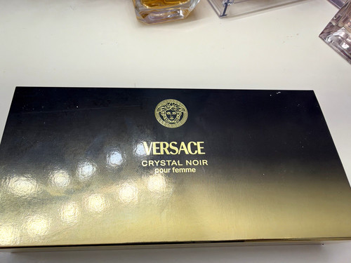 Versace crystal noir gift set - versace,