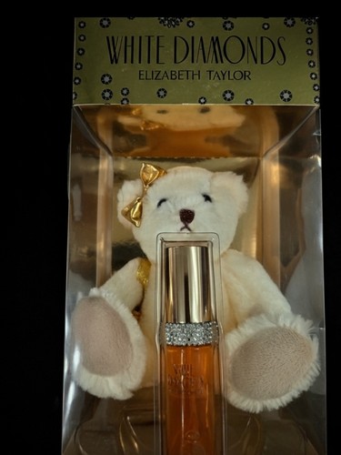 White diamonds perfume teddy - white,
