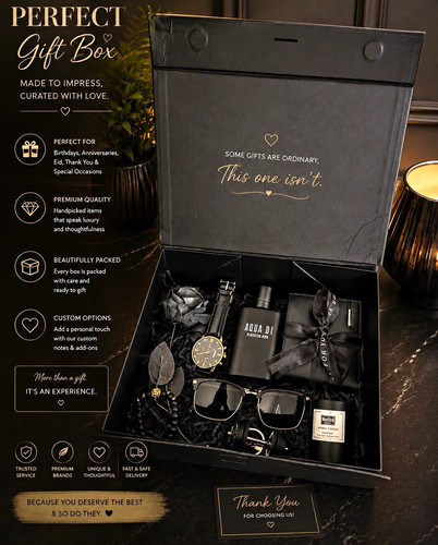 Men luxury black gift box - men’s,